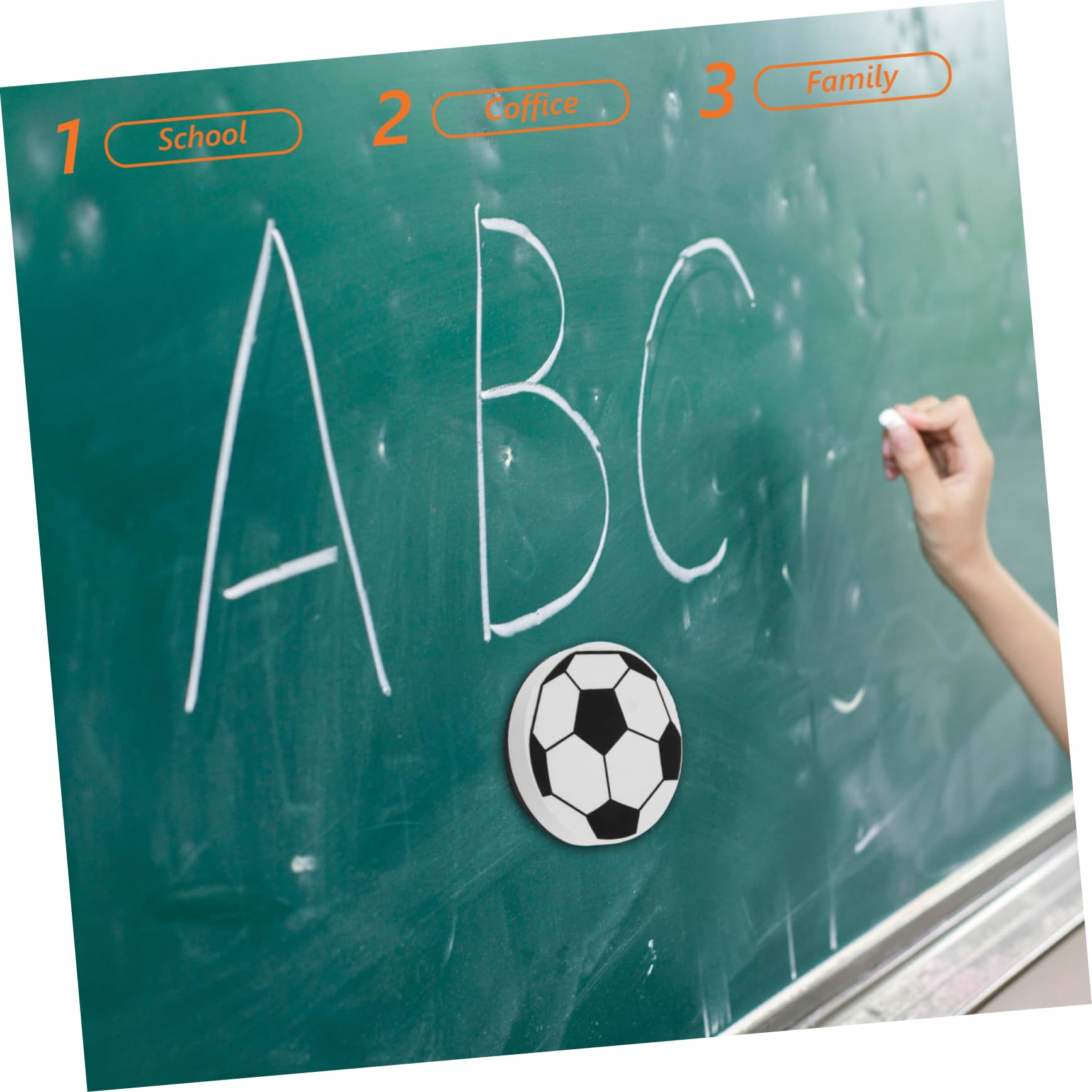 NUOBESTY 18stücke Magnetische -whiteboard-radierer Kreative Runde Form Für Lehrer Schüler Büro Perfektes Zubehör Für Whiteboards Und Tafelwischen