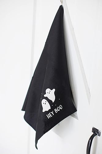 Miniatura 6 de Pearhead Hey Boo - Juego de 2 paños de cocina con fantasmas para cocina, decoración de Halloween y otoño, ideas de regalo de temporada espeluznante