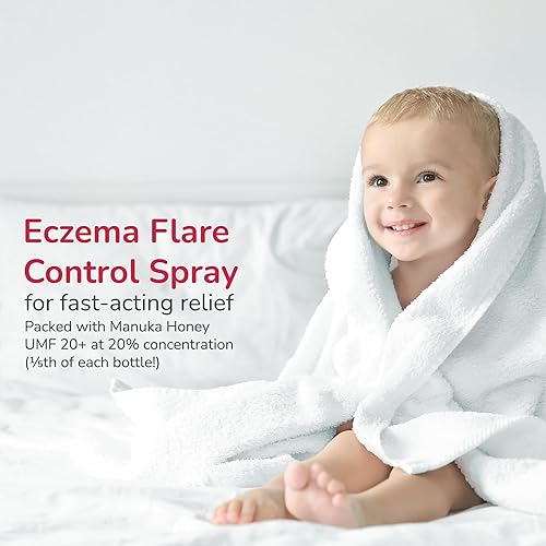 Miniatura 2 de pediadermics Eczema2 Th2 Manuka Flare Control Spray, spray de eccema, tratamiento de eccema para niños para alivio rápido de la picazón, fortificado