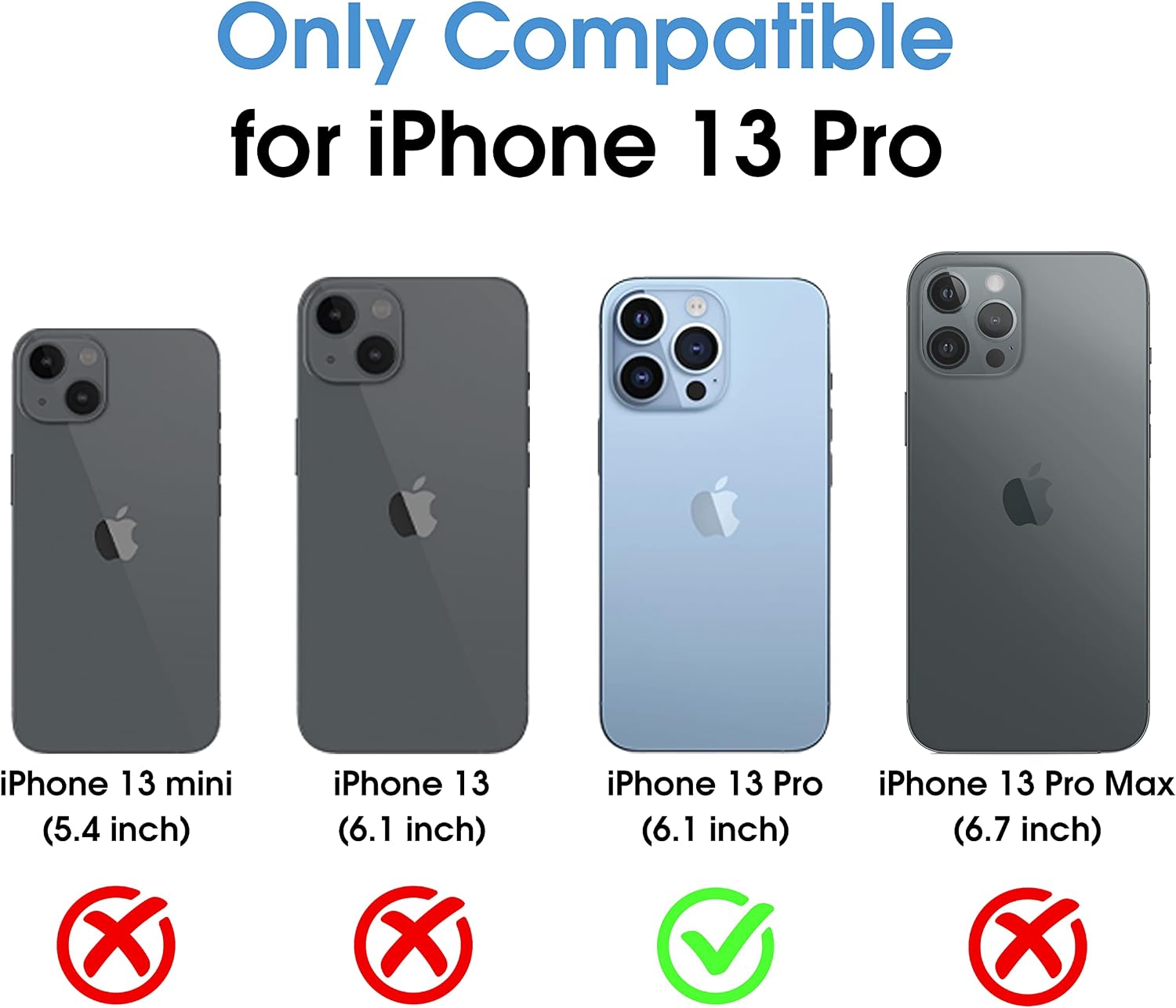 CASEKOO Designed for iPhone 13 Pro Phone Case [Non-Yellowing] Compatible with MagSafe Drop Protection Ultra Slim Thin Cover, Shockproof iPhone 13 Pro Case 6.1 Inch for Women Men, Clear