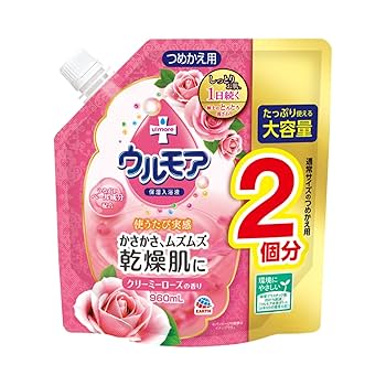 Amazon | 保湿入浴液 ウルモア クリーミーローズ 大容量