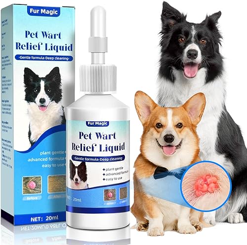Removedor de verrugas de perro, removedor de etiquetas de piel de mascotas, 100% natural, sin dolor, sin irritación, seguro, actor y eficaz, elimina