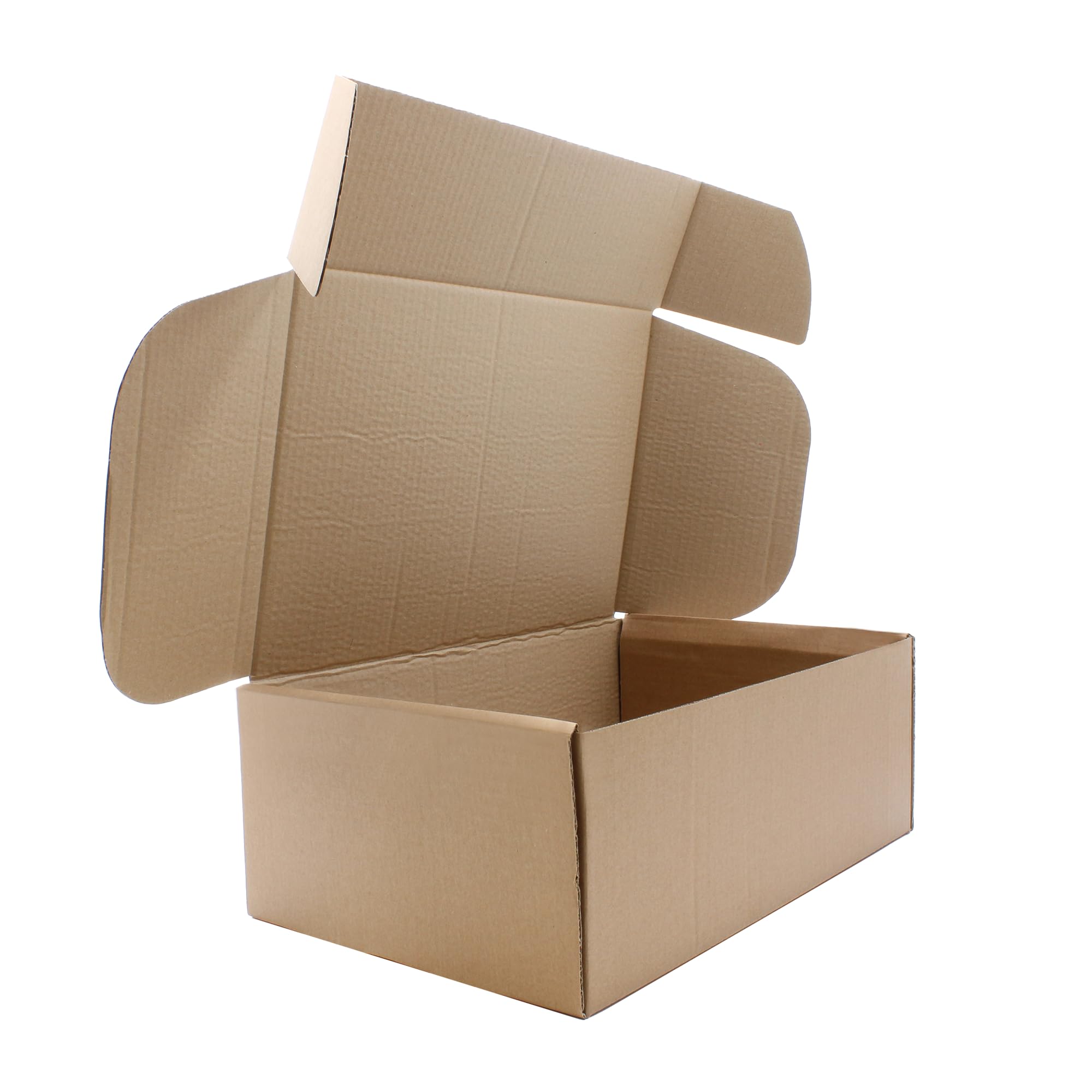 Cardboard Packing Mailing Boot & Shoe Boxes | Ideal for Shoes, High Heels, Kids, Adults, Slim Shoes, Large Boots | Pack of 25 | 350 x 230 x 130mm