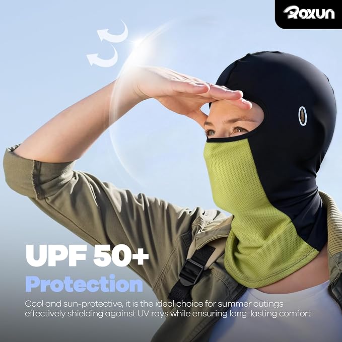 Balaclava para moto con protección solar y cooling miniatura 5