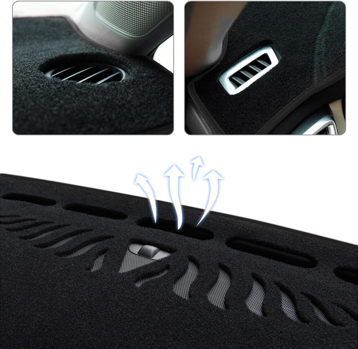 Fit for Infiniti M35 M45 2004-2009 LHD, Dash Cover, Non-Slip Dash Board Cover Mat, Black Interior Dash Covers, Car Parts