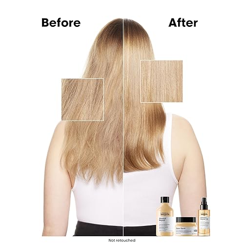 Miniatura 9 de L'Oreal Professionnel Paris Absolut Repair Shampoo – Nourishing Protein Shampoo For Dry, Damaged Hair, Repairs Damage and Provides Shine
