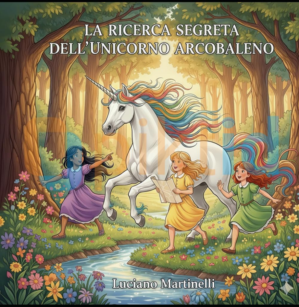 La ricerca segreta dell'unicorno arcobaleno: Tre ragazze e il viaggio magico per ripristinare la felicità (Fiabe e libri per bambini)
