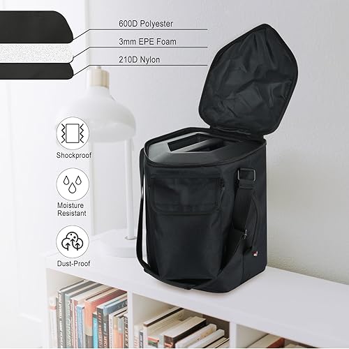 Miniatura 4 de TXEsign Estuche de transporte de viaje para Bose S1 ProBose S1 Pro+, funda deslizante con correa para el hombro y bolsillo para accesorios, soporte