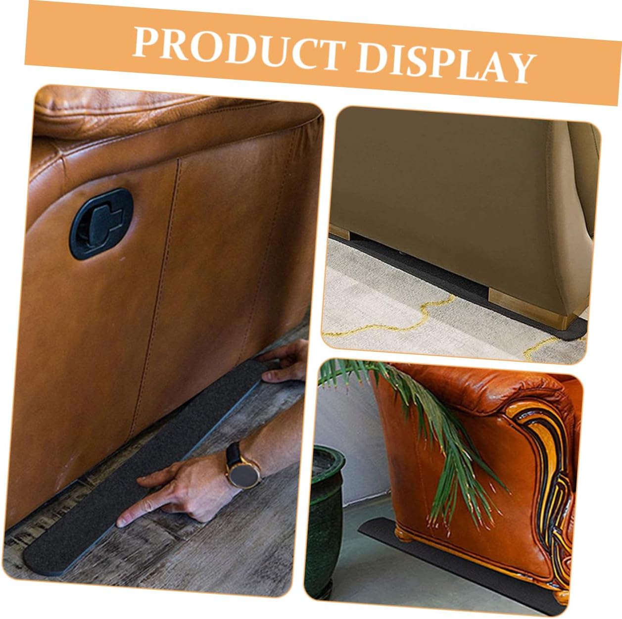 Non-Slip Furniture Pads for Hardwood Floors Slip Pad for Recliners Chairs Swivel Chairs Skid for Furniture Legs for Carpet Protection