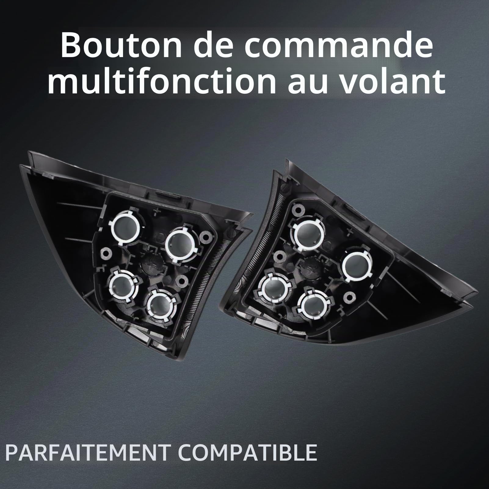 Lot de 2 interrupteurs de volant multifonctions 1648207910 pour GL ML B/R Classe W164 W251 W245 gauche et droite