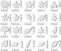 Vista 3 de 40 calcomanías para ventana de hojas para ataques de pájaros, calcomanías anticolisión, calcomanías de ventana surtidas de hojas grandes para evitar