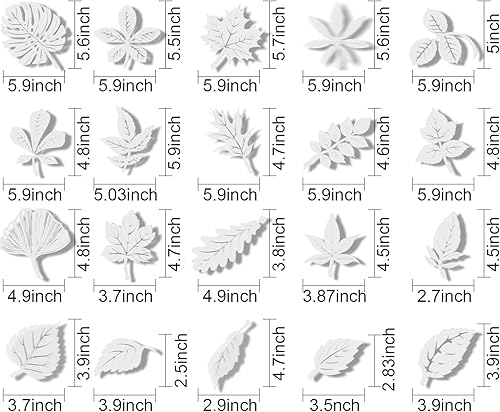 Miniatura 3 de 20 piezas de gran tamaño anticolisión para ventana calcomanías de varias formas de hoja transparentes para ventana de pájaros evita golpes de