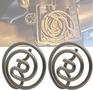 2PCS 68505893AA Electronic Exhaust Actuator Valve Spring Repair Kit Compatible with 2015-2022 Dodge Challenger/Charger for A3 A6 A7 A8 Q2 Q3 A5 TT for Porsche