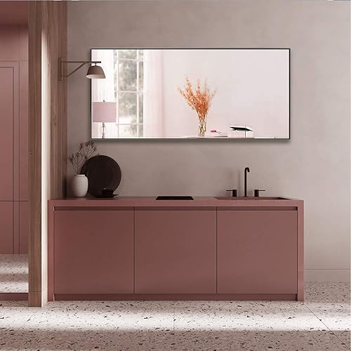 Miniatura 2 de KIAYACI - Espejo de pared de longitud completa para decoración de baño, dormitorio, sala de estar, comedor, entrada