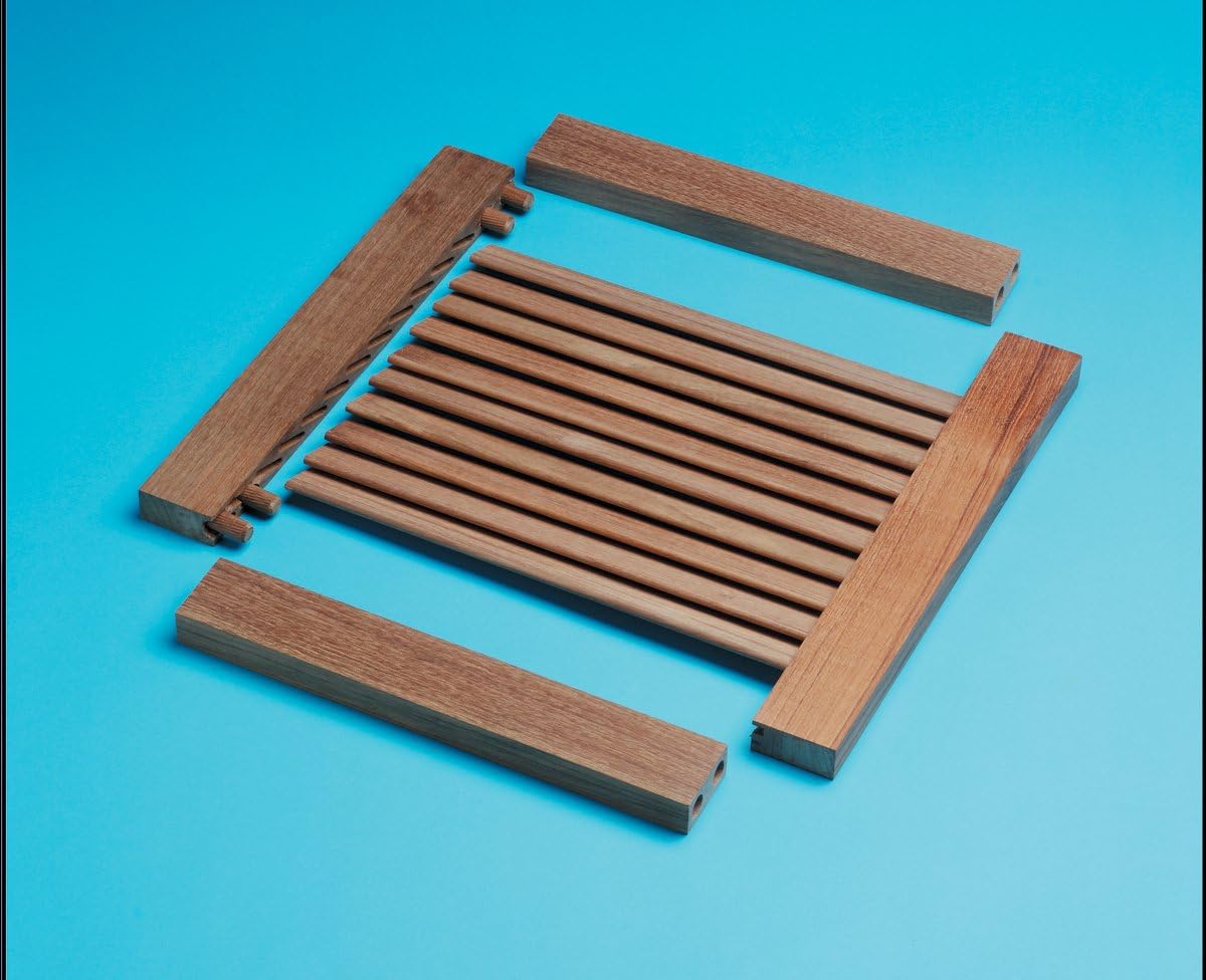Whitecap 60881 Teak Louvered Door Top Or Bottom Stile