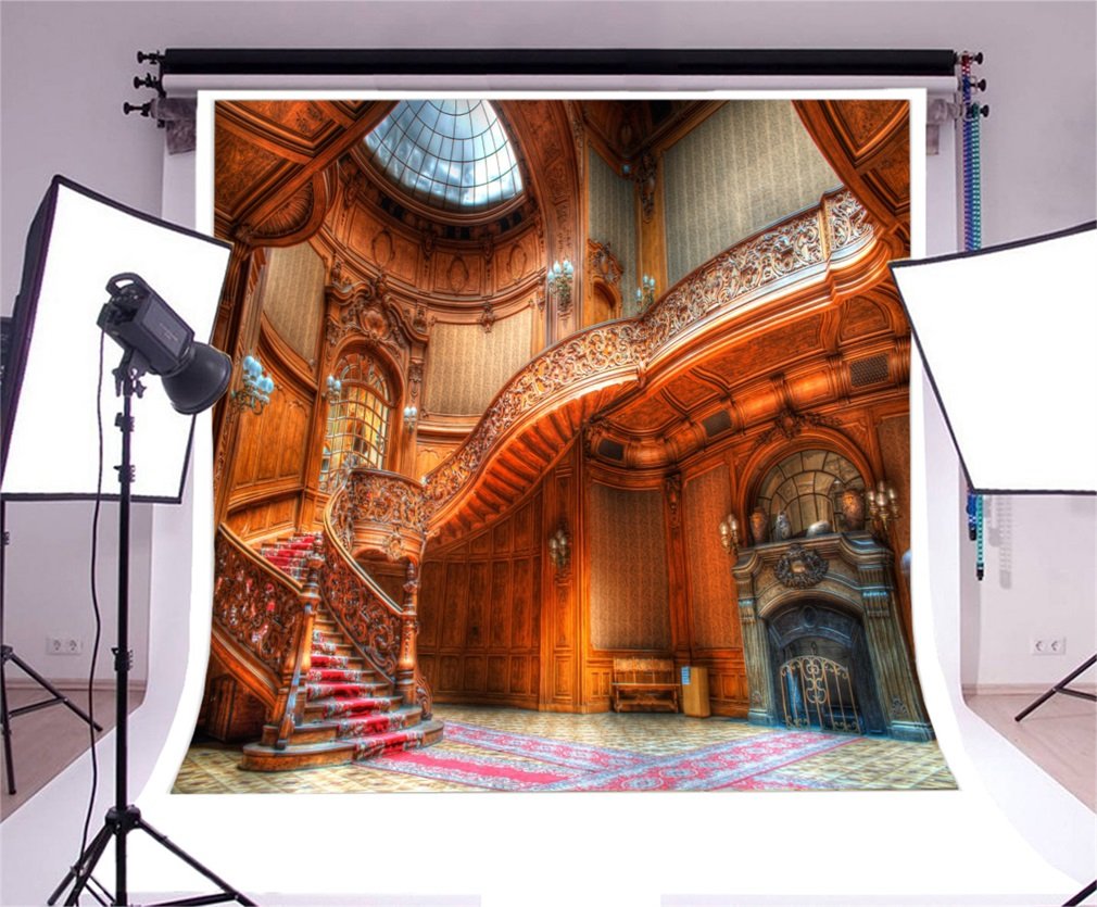 YongFoto 2x2m Sfondo Fotografico Libri biblioteca stanza studio