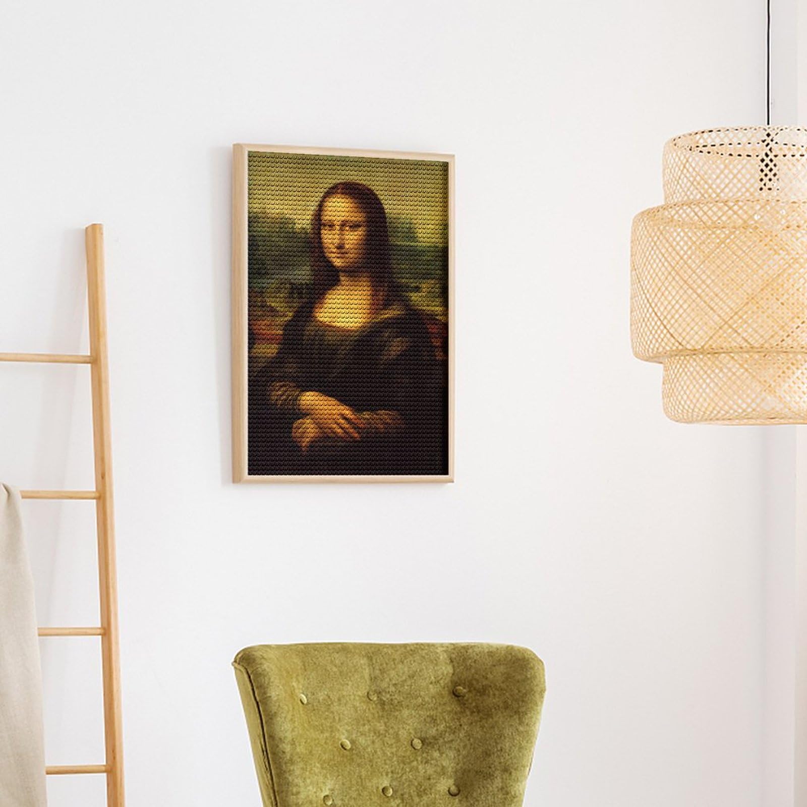 Amazon.co.jp: ダイアモンドビーズ絵画 モナ・リザ ダイヤモンドアート