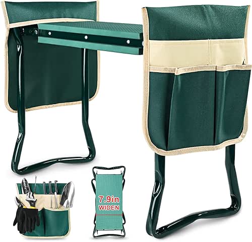 KVR Upgraded Garden Kneeler and Seat with Thicken & Widen