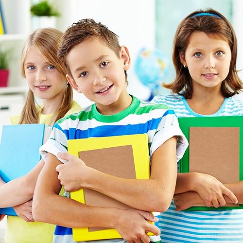 Miniatura 6 de LABUK Paquete de 100 cuadernos de papel kraft rayados, diarios A5 a granel, cuaderno de 8.3 x 5.5 pulgadas a granel para diario de viajero,