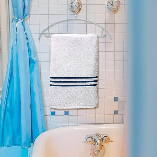 Miniatura 4 de Nature Smile Paquete de 10 perchas antideslizantes para trajes, perchas para abrigos, perchas de suéter, perchas de metal con revestimiento de PVC