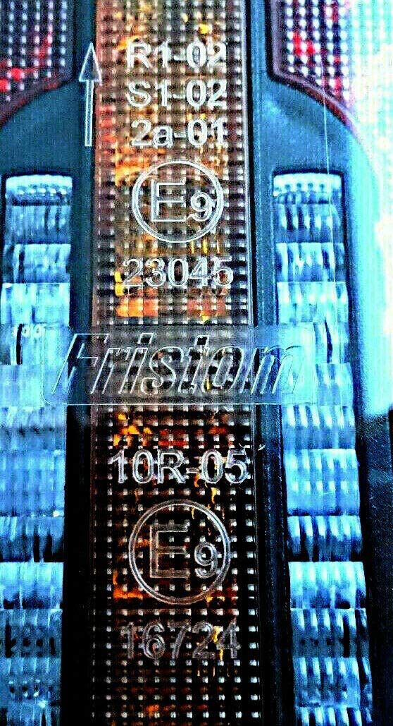 Fristom 2 luces traseras LED con 3 funciones de intermitente dinámico de 12 V 24 V para remolque