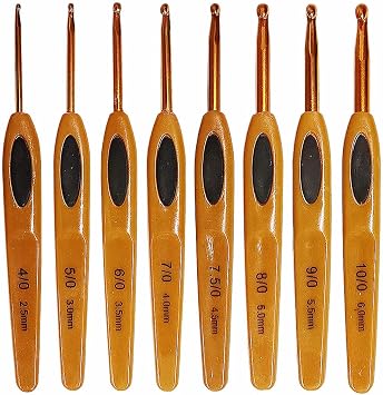 Crochet Hooks Set,Ergonomic Crochet Hooks with Number Marks for Grandmothers,Moms,Children,Beginners