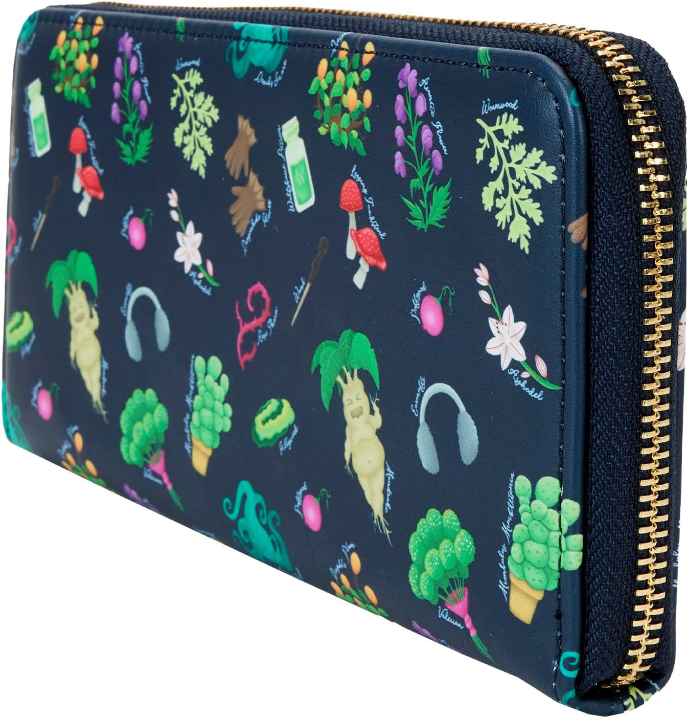 Loungefly Harry Potter Herbology AOP Clutch Zip Wallet Faux Leather - Image 2