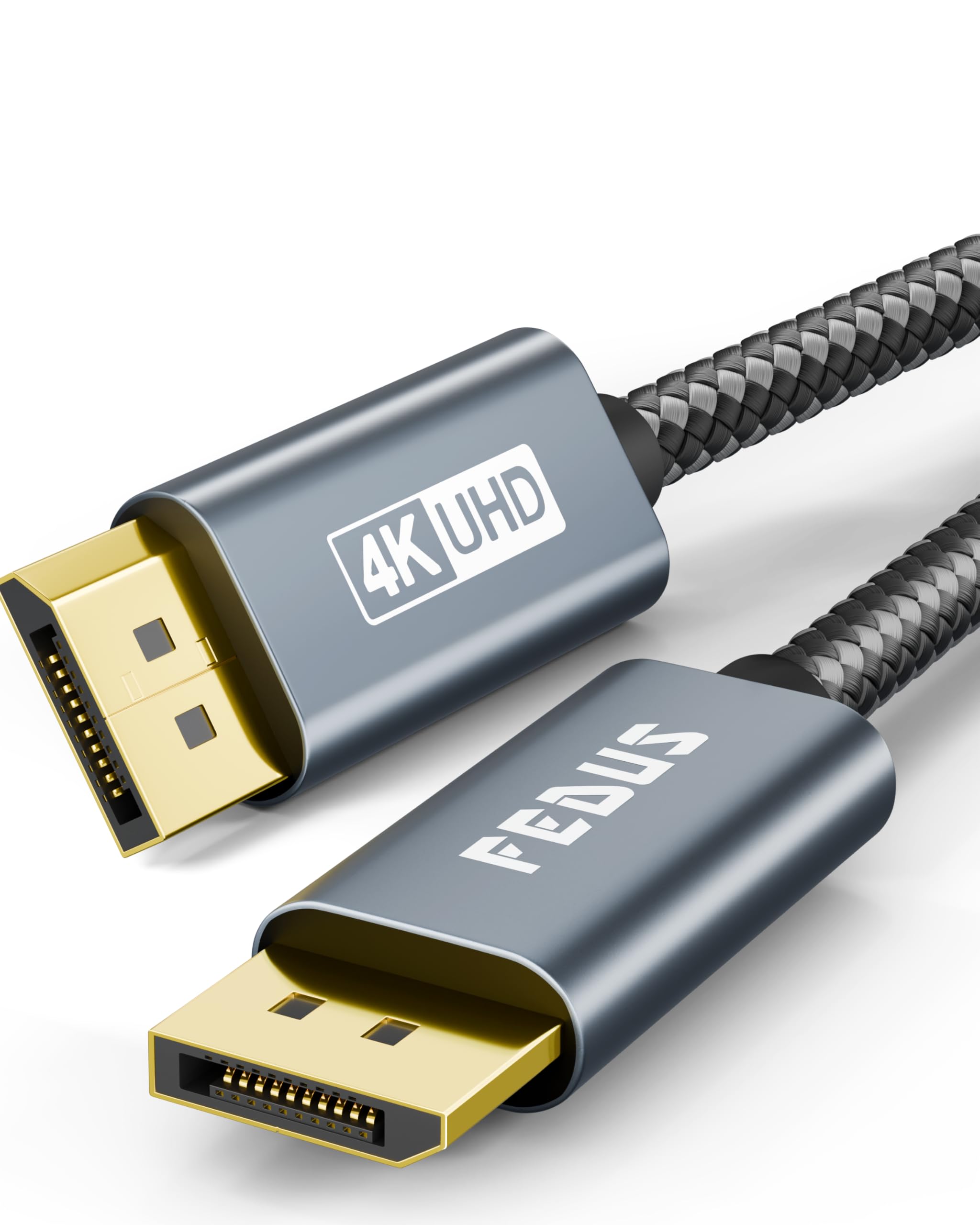 FEDUS 4K DisplayPort Cable, 16.4ft DP to DP Cable 5M[Certified 4K@60Hz, 2K@240Hz, 1080@240Hz] Display Port to Display Port Cable Compatible for Laptop, PC, Gaming Monitor, Graphics Card (B0DB5H2FSH) Amazon Price History, Amazon Price Tracker