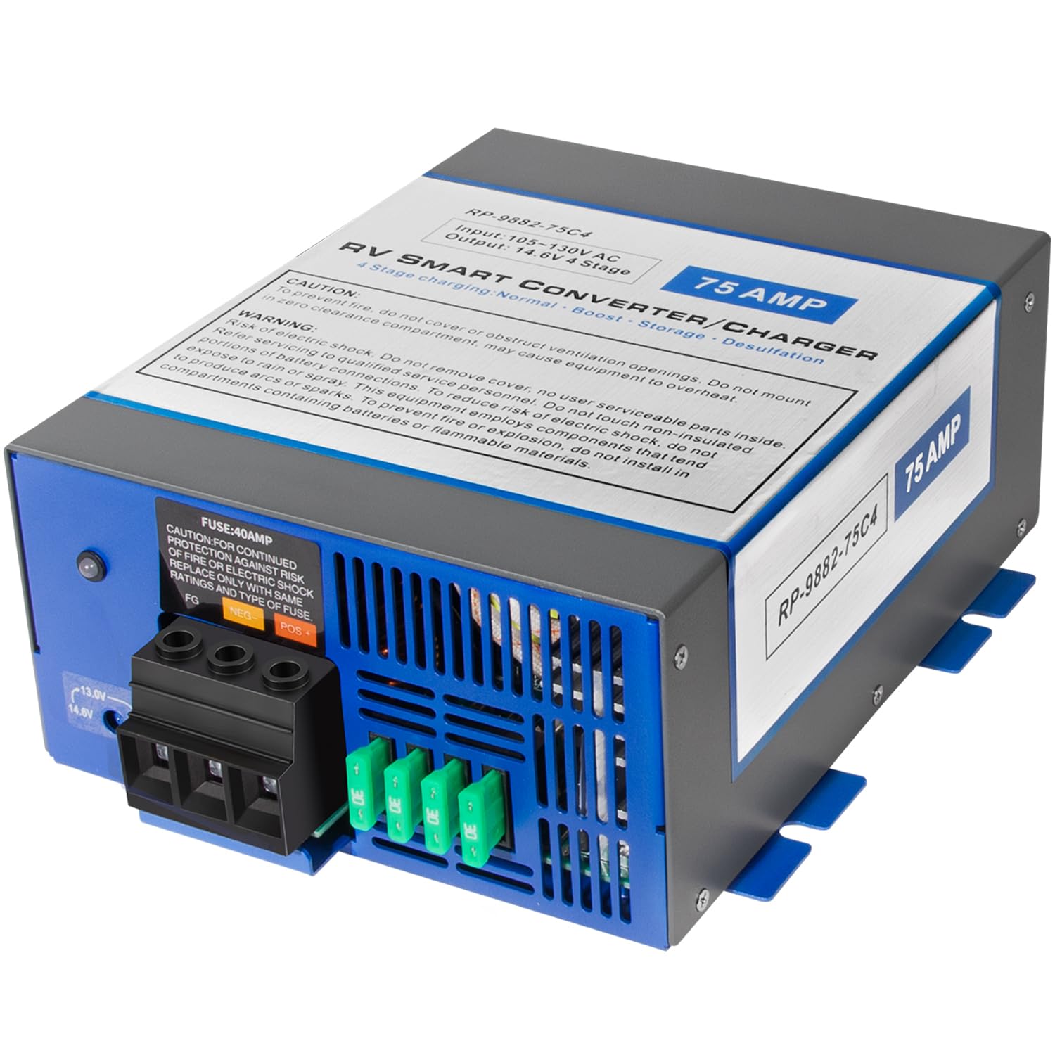 Photo 1 of Bzcovac RV Power Converter 75 Amp, Blue