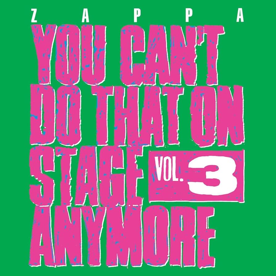 洋楽 zappa You Can't Do That on Stage Cmp Box You Can't Do That On Stage Anymore,Vol.3: Amazon.nl: CDs & Vinyl
