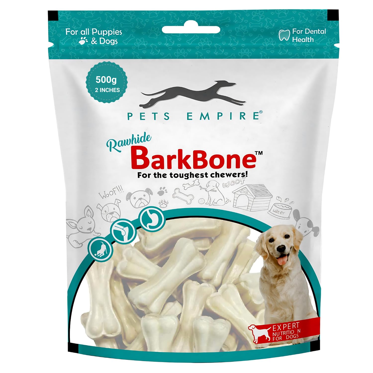 Pets Empire Rawhide Bone for Dogs | Pack of 3inch 48pcs | Rawhide Pressed Chew Stick Young Adult Dog Treat & Dog Food | Dog Treats for Small Breed Sizes Dogs (B01N1V8G5X) Amazon Price History, Amazon Price Tracker