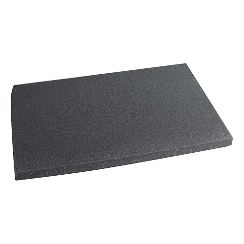 HMF 1456-25 Alfombrilla de espuma de rejilla, protección para maletines y juegos de miniaturas, 345 x 550 mm