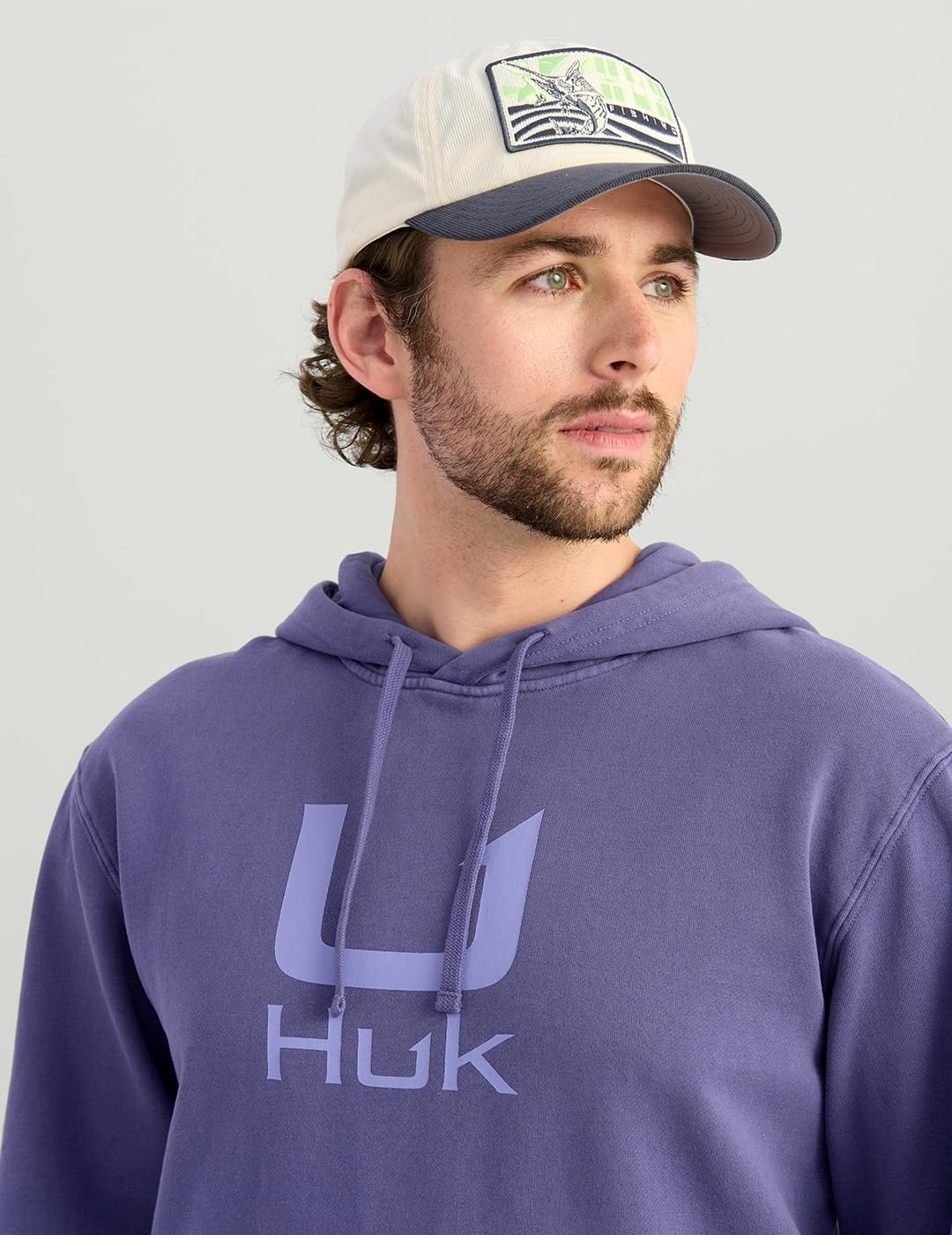 HUK mens Cotton Fleece Hoodie, Soft, Warm, Comfortable Hooded Sweatshirt Pullover for Men - Image 3
