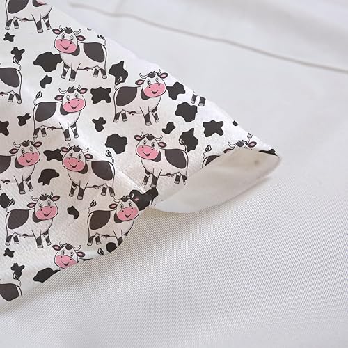 Miniatura 4 de jejeloiu Lindas cortinas de cenefa de vaca para sala de estar, dormitorio, cortinas de cocina con estampado de vaca, cenefas de cortina de animales
