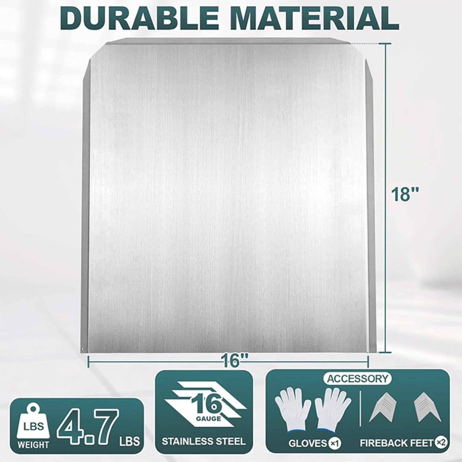 Adjustable Firepit Heat Reflector with Rustless Back Panel for Efficient Distribution & Wall Security FirepitMirrors for Efficiency