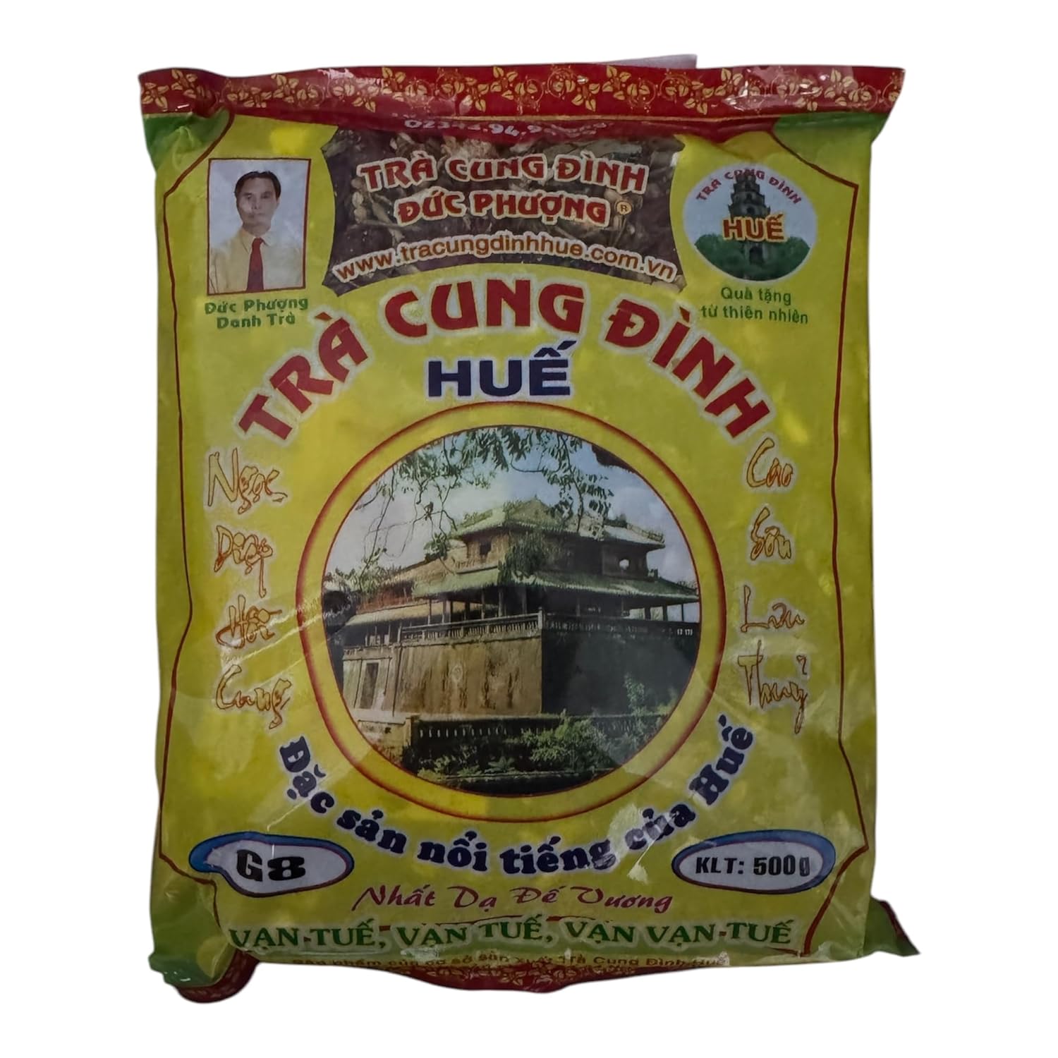 Vietnamese Traditional Hue Royal Palace Tea G8 - Tra Cung Dinh Hue 500g