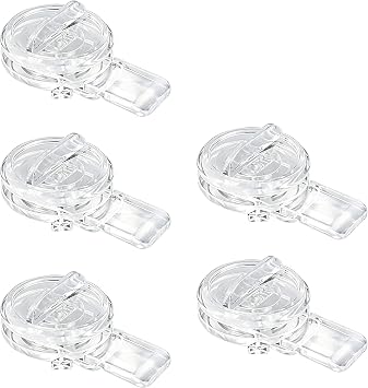 Plastic Lock Hasp 5Pcs, Acrylic Mini Buckle Latch Transparent Hinge Hasps for Wood Box Gift Jewelry