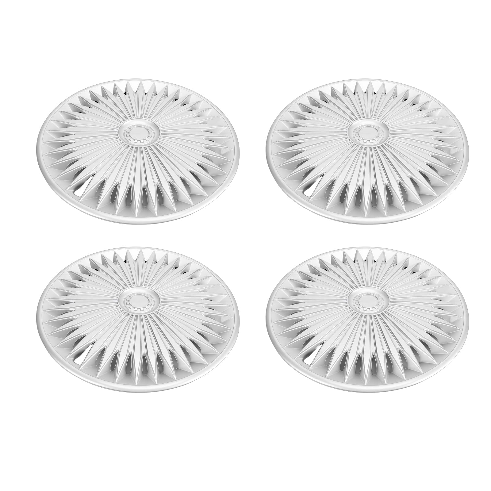 Tbest Copricerchi da 15 Pollici Copricerchi di Ricambio Universali R15 da 4 Pezzi