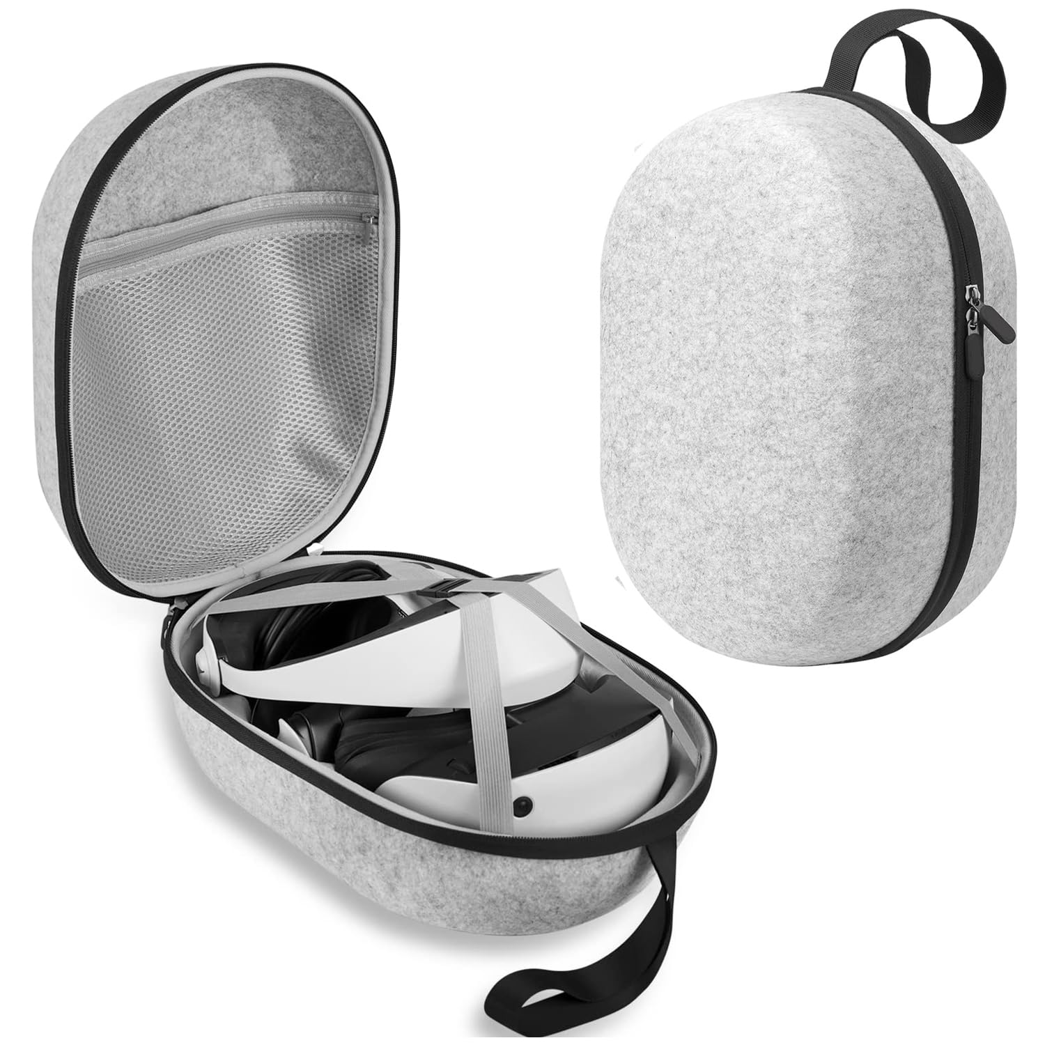Hard Carrying Case Compatible with Playstation VR2 Gaming Headset and Touch Controllers Accessories, PS VR2 Portable Case Suitable for Travel and Home Storage