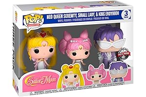 Pop! Animation Sailor Moon Neo Queen Serenity, Small Lady & King Endymion 3 Pack Exclusive