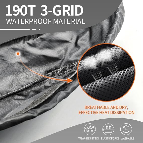 Ebike Battery Protective Bag Cover, Electric Bicycle 36V 48V 52V 60V Li-ion Battery Waterproof Dustproof Anti Mud Cover