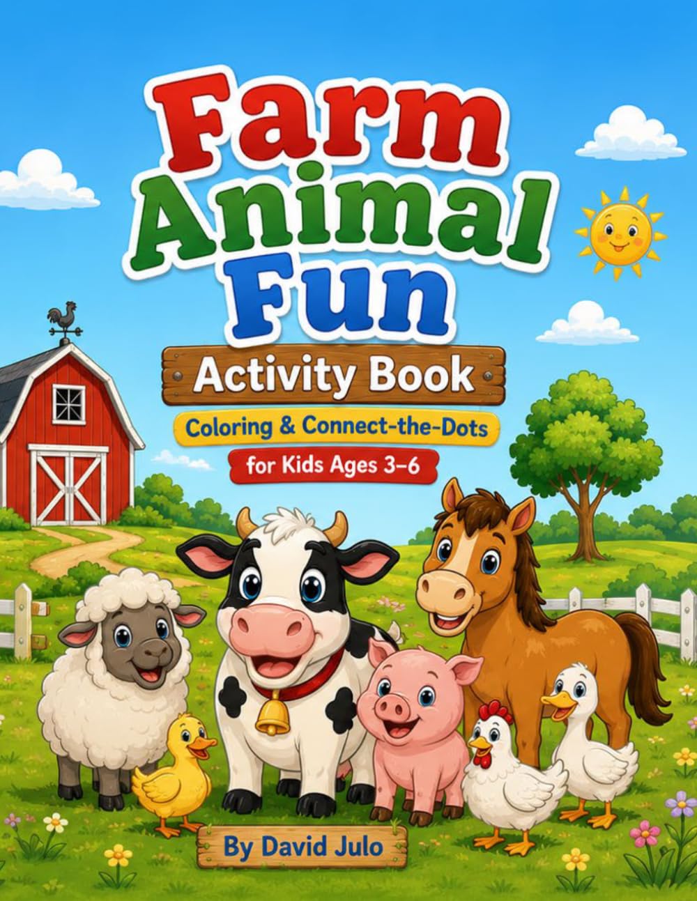 Farm Animal Fun Activity Book: Farm Animal Fun Activity Book