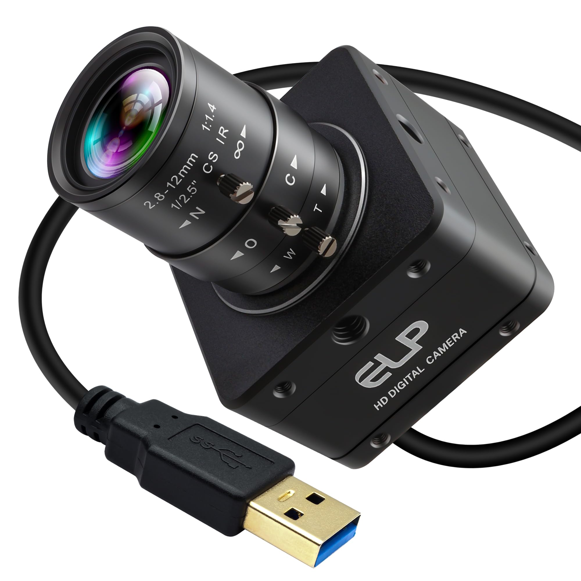 ELP グローバルシャッター USB3.0カメラ 60fps 2592x1944 Amazon.co.jp: ELP 60fps USB3.0カメラ 高速グローバルシャッター