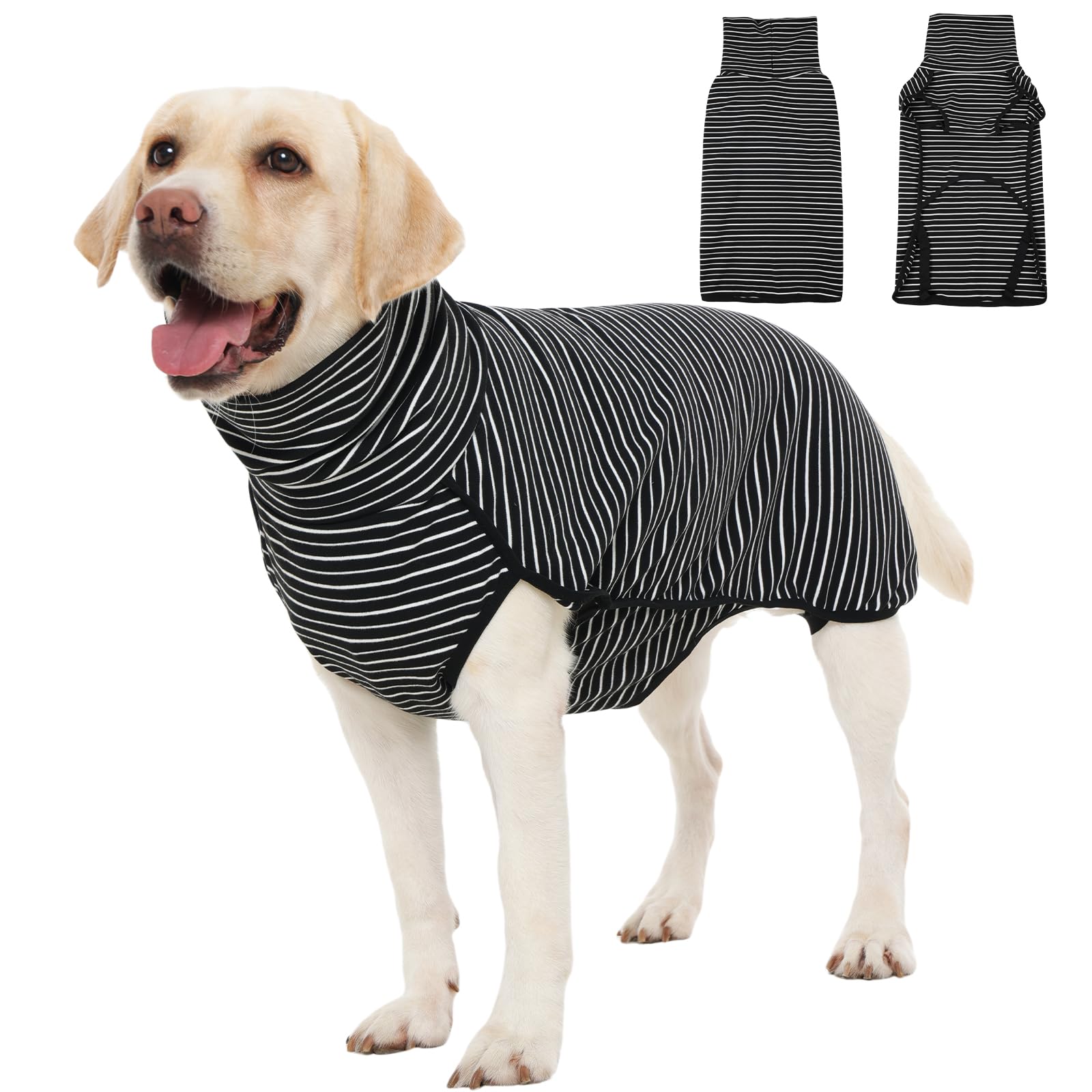 Hjyokuso Dog Fleece Vest Sweater Stretch Sweatshirt, Warm & Lightweight Pullover Pajama Coat