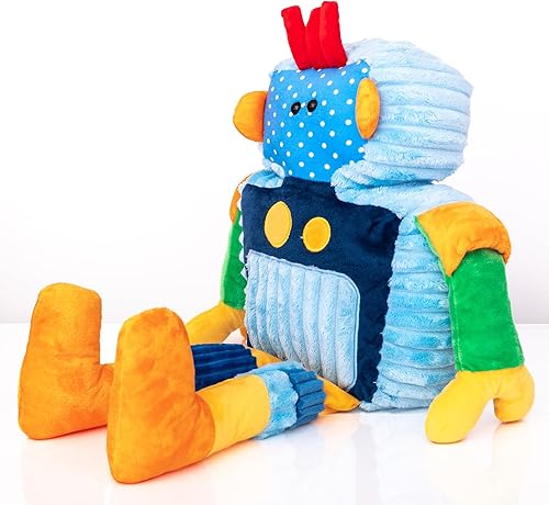 Miniatura 10 de Fox Plushie BigBuddie - Animal de peluche de zorro súper suave de 24 pulgadas | Peluche grande abrazable con cuentas | Paquete de zorros con libro