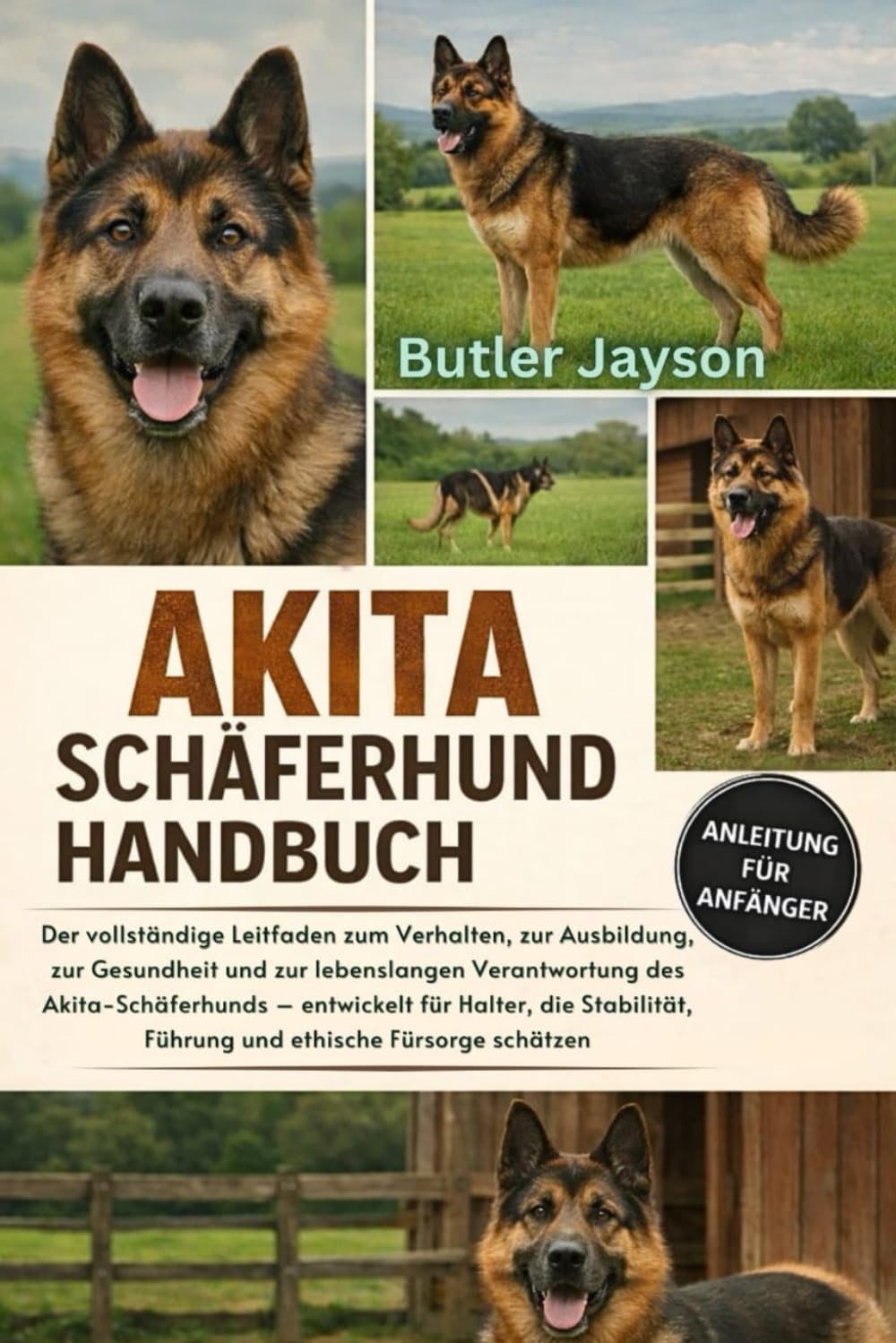 AKITA-SCHÄFERHUND HANDBUCH: Der vollständige Leitfaden zum Verhalten, zur Ausbildung, zur Gesundheit und zur lebenslangen Verantwortung des ... Führung und ethische Fürsorge schätzen