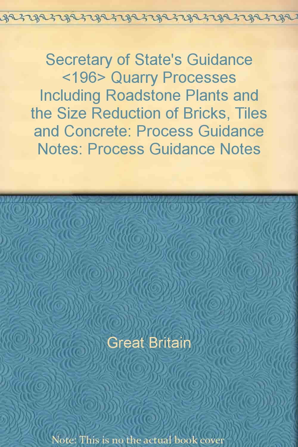 Process Guidance Notes: Process Guidance Notes
