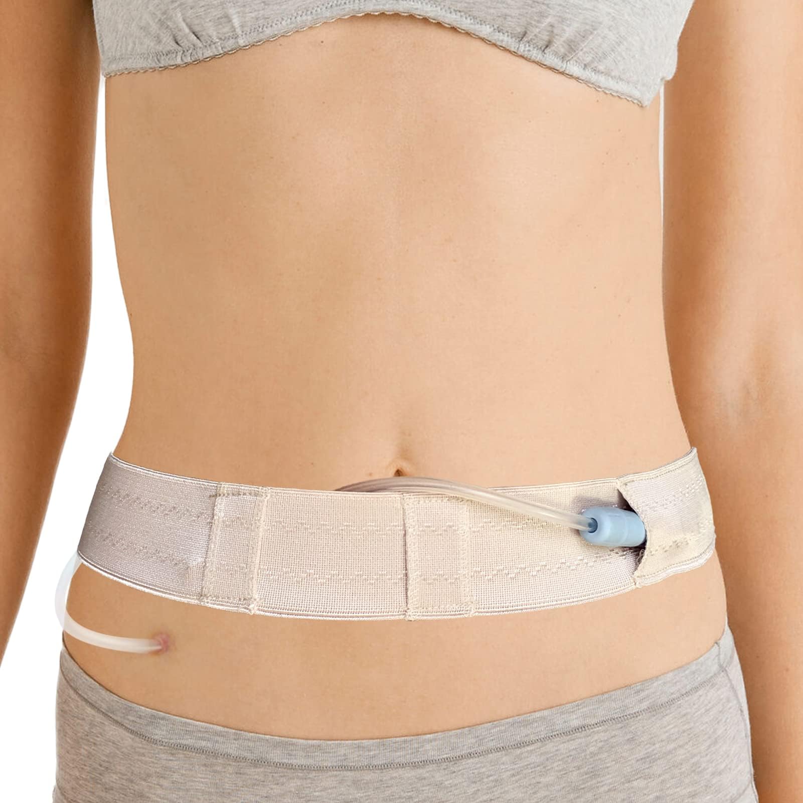 Peritoneal Dialysis Belt PD Catheter Holder Feeding Tube Supplies for Secure Gtube Peg J Tube Accessories Adults Women Men