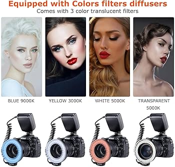 Amazon | Digital Nc 48 マクロLEDリングライト&リング