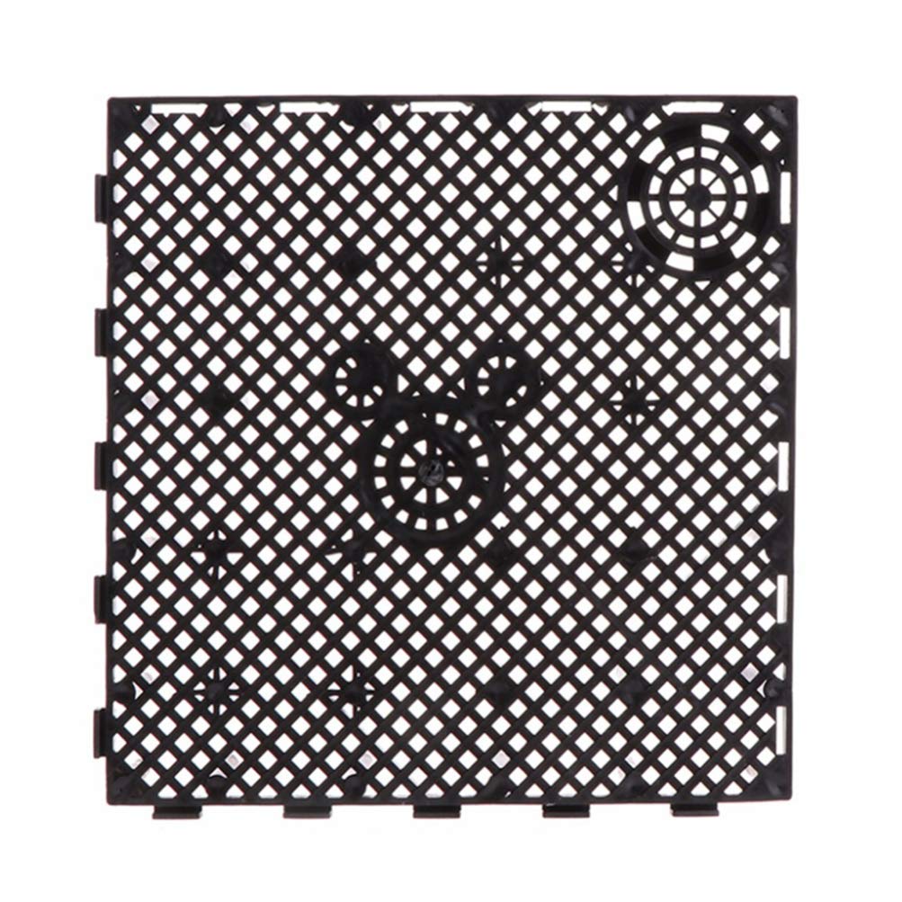 POPETPOP 10 Plaques Filtrantes Inférieures en PVC pour Aquarium 5.91X5.91X1.06 Pouces Panneaux De Filtration sous Gravier Adaptés pour Réservoirs De Poissons Et Séparation Efficace